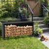 Peviasot Kaminholzregal mit Abdeckhaube, 244 × 34,5 × 124 Produktbild-Vorschau 8