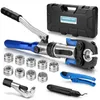 Rohrpresszange Hydraulisch Presszange inkl. Rohrschneider & Produktbild-Vorschau 1