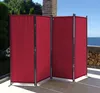 Paravent 4 Teilig 165 x 220 cm Rubinrot - Garten & Balkon Produktbild-Vorschau 10
