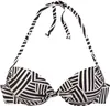 LASCANA Push-Up-Bikini-Top Cleo schwarz-creme Größe 34 Cup Produktbild-Vorschau 1