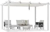 PURPLE LEAF Garten Pergola 3x4 m Aluminium Produktbild-Vorschau 3