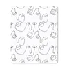 MuchoWow® Mauspad Mousepad Strichzeichnungen - Gesicht - Produktbild-Vorschau 1