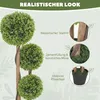HOMCOM Sztuczna roślina, bukszpan w doniczce, 90 cm, Podgląd zdjęcia produktu 4
