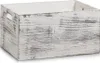Zeller Aufbewahrungs-Kiste "Rustic weiß", Holz, 35 x 25 x Produktbild-Vorschau 1