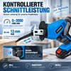 Akku-Säbelsäge 21V, 0–3000 Hübe/min, 13 mm Hub, 2×2,0Ah Produktbild-Vorschau 4