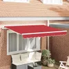 vidaXL Markisenersatzstoff Rot 3 x 2,5 m Polyester Produktbild-Vorschau 1