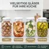 6 x 3L Einmachglas mit Schraubdeckel großes Vorratsglas  Produktbild-Vorschau 5