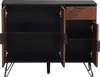 An open cabinet with shelves and a drawer. Náhled obrázku produktu