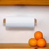 Relaxdays Küchenrollenhalter Wand, Bambus Rollenhalter für Produktbild-Vorschau 5