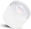 A white cylindrical LED spotlight is shown at an angle against a white background. Produktbild-Vorschau