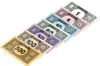 A fan of Monopoly money is shown in a diagonal arrangement. Produktbild-Vorschau