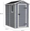 Keter Manor 4x6 Gartenhaus, 130x192x198cm, 3,8m³ Produktbild-Vorschau 17