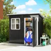 Outsunny Gerätehaus 2,55m², Gartenhaus mit Pultdach, 221 x Produktbild-Vorschau 2