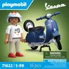 PLAYMOBIL Cars 71622 1969 Vespa 150 Sprint Veloce, Blau Produktbild-Vorschau 3