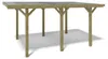 Tettoia posto auto coperto in legno 3.04x5.12 m - 15.56 m2 Anteprima dell’immagine prodotto 6