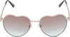 Damen Sonnenbrille Herz Form Designer 80er Modern Urlaub Produktbild-Vorschau 2