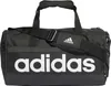 A studio shot of a black Adidas duffel bag. Produktbild-Vorschau