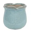 Clayre & Eef Innenblumentopf Ø 12x12 cm Blau Keramik Produktbild-Vorschau 1