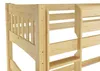 Etagenbett hohes Bett Kiefer natur Massivholz 90x200 cm Produktbild-Vorschau 3