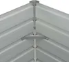 vidaXL Lit surélevé Anthracite 160 x 80 x 77 cm Acier Voir les images du produit 6