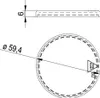 Catadioptres ronds autocollants blancs DOBPLAST 60 mm, 4 Voir les images du produit 3