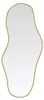 vidaXL Specchio da parete Golden 100x45 cm Anteprima dell’immagine prodotto 1