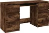 A wooden desk with drawers and a keyboard tray. Anteprima dell’immagine prodotto