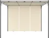 vidaXL Gartenpavillon mit Seitenvorhang 3x3x2,25 m Creme Produktbild-Vorschau 1