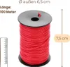 Maurerschnur rot Richtschnur 100m 2mm reißfeste Schnur Produktbild-Vorschau 3