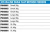 PRESTON ICS In-Line DURA FLAT Method Feeder Panier Voir les images du produit 7