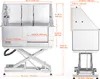 VEVOR Profesionálna vaňa na starostlivosť o psov 127 cm Náhľad obrázku produktu 8