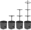 3x BURI Tomatenpflanztopf mit Rankhilfe Anthrazit Produktbild-Vorschau 5