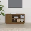 TV-Schrank Honigbraun 80x35x40,5 cm Massivholz Kiefer Produktbild-Vorschau 3