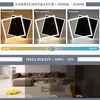 ZMH LED lampa sufitowa ściemnialna czarna lampa sufitowa do Podgląd zdjęcia produktu 7