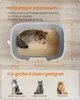 Feandrea extragroße Katzentoilette, für große Katzen, mit Produktbild-Vorschau 4