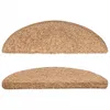 vidaXL Stufenmatten 15 Stk. 56x17x3 cm Beige Halbrund Produktbild-Vorschau 4