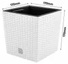 Pot de fleurs 17cm RATOlow DRTS170L-S449 plastique blanc Voir les images du produit 6