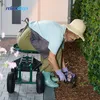 Relaxdays fahrbarer Gartensitz, höhenverstellbar, 150 kg, Produktbild-Vorschau 2