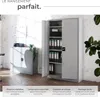 Armoire métallique 5 niveaux - gris, 90 cm Voir les images du produit 3