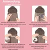 Four different methods for applying hair extensions are illustrated. Produktbild-Vorschau
