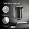 Zrkadlová skrinka s osvetlením Talos Silver Nova 60x70 cm Anteprima dell’immagine prodotto 13