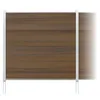 WPC Sichtschutzzaun Roma Line 4 x Zaunfeld teak und 5 x Produktbild-Vorschau 2