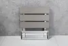 Aqualine RAVO Duschklappsitz 32x32,5cm, WPC, Grau Produktbild-Vorschau 6