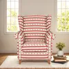 Polstersessel Loretta, ca. 86 x 81 x 105 cm – Rot gestreift Produktbild-Vorschau 1