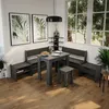 Panca da pranzo per la sala da pranzo Vicco Roman Nero 53.5 Anteprima dell’immagine prodotto 5