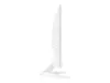 Side view of a white computer monitor on a white background. Produktbild-Vorschau