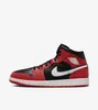Nike Air Jordan 1 Mid "Gym Red" Schwarz/Rot, Größe: 42,5 Produktbild-Vorschau 7