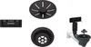 Ablg Set 1x3,5'' oAfb InFino Schwarz matt Stopfenventil Produktbild-Vorschau 1