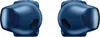 A pair of blue wireless earbuds shown against a white background. Produktbild-Vorschau