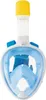 Maschera da snorkeling completa pieghevole S/M blu Anteprima dell’immagine prodotto 5